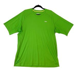 Outdoor Research Echo T-Shirt Men's XXL Green Short Sleeve‎ Lightweight Athletic